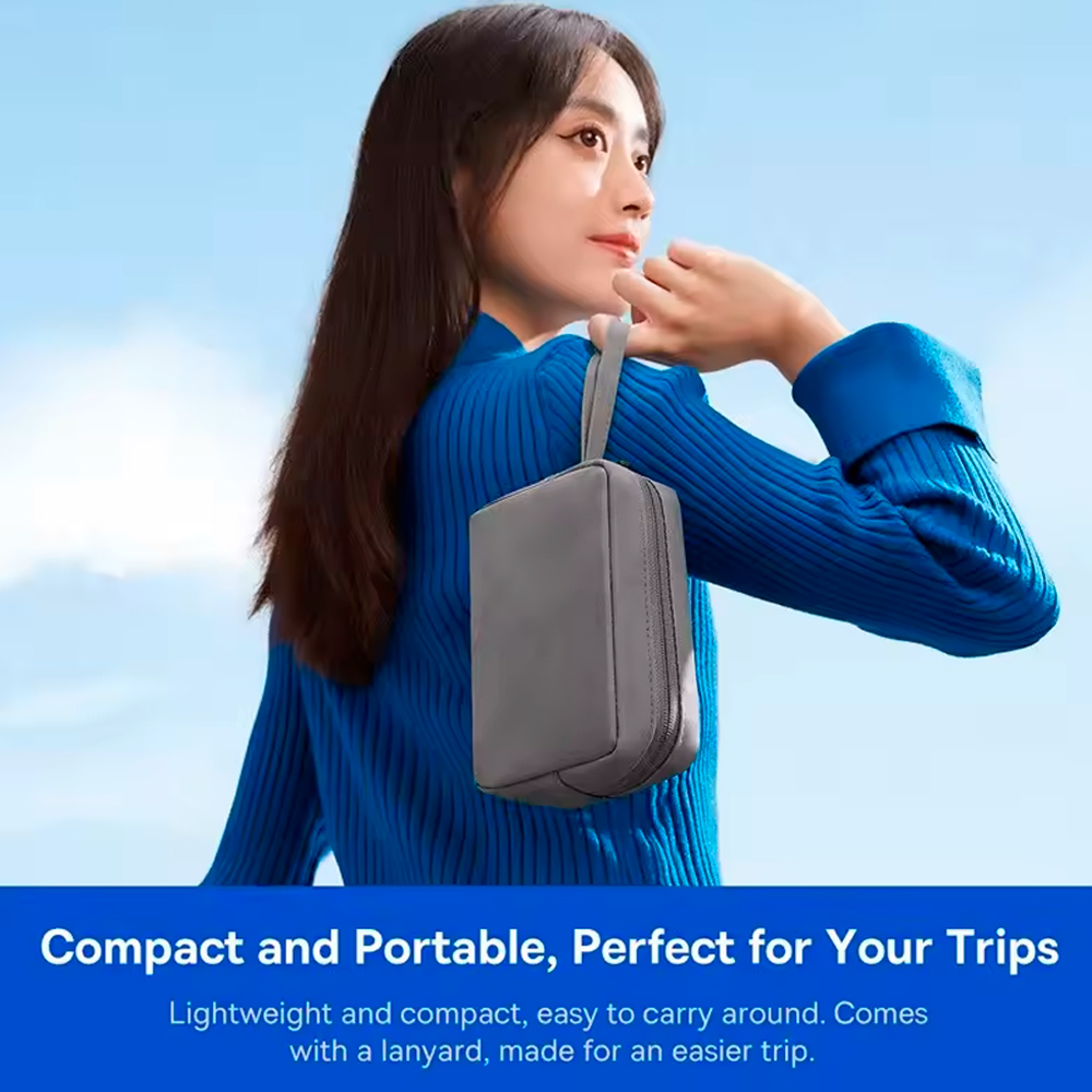 Portable Earphone Bag Waterpro - Travel Cable Organizer ulasan dan harga